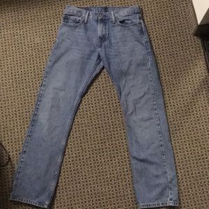 Levi's 514 Straight Light Wash Blue Jeans